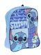 Difuzed Stitch Σχολική Τσάντα Πλάτης Γαλάζια