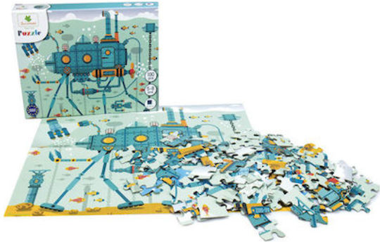 Kids Puzzle Funny Submarine For 6+ Years 100pcs