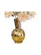 Dekorative Keramik Vase Cold Mirror Gold 17x15xH35cm