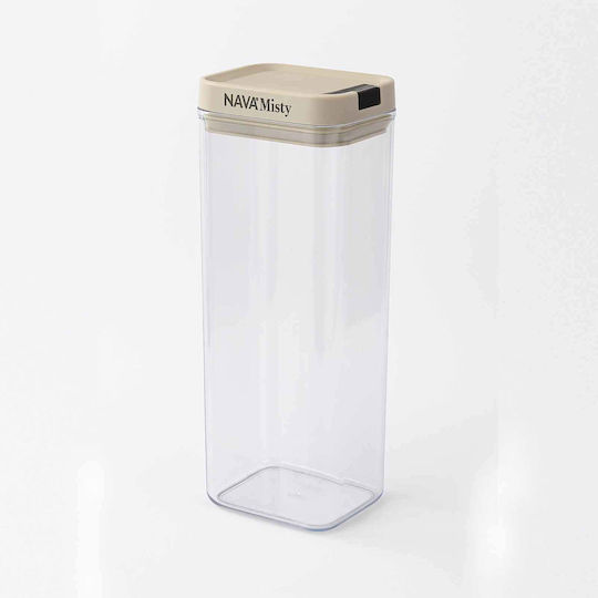 Nava Misty General Use Jar with Lid Plastic 400ml