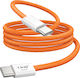 Linq Usb-c To Usb-c Cable Pd 60w Fast Charge 1m Sim Ejector Included Orange
