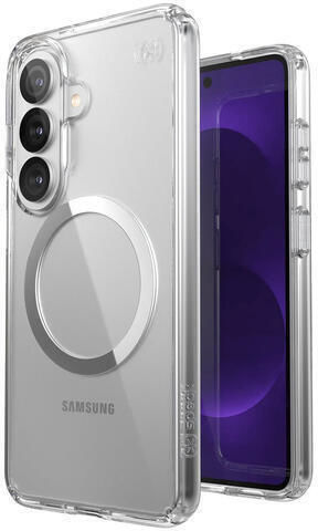 Speck Presidio Perfect-clear Magnet Samsung Galaxy S26 Magsafe Case Clear Clear Silver 151059-3240