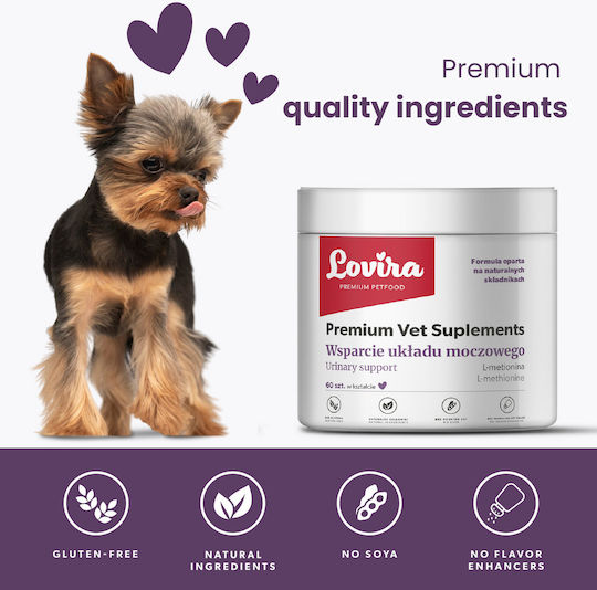 Lovira Hundeergänzungsmittel & Vitamine Leckerbissen für Harnwege/Nieren 180g