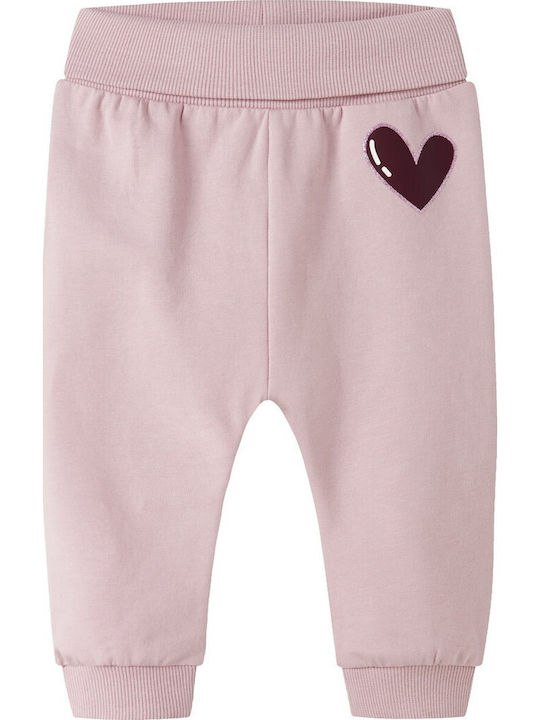 Name It Παιδικό Παντελόνι Φόρμας Ροζ Pink