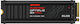 Sandisk Optimus GX Pro 8100 SSD 4TB M.2 mit PCI Express 5.0 Kommunikationsprotokoll und Kühlkörper (Kompatibel mit PlayStation 5) SDSP82400TAH-000E0