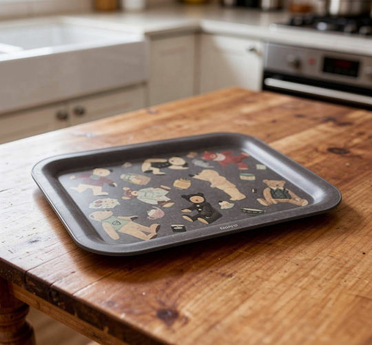 Metallic Serving Tray 35x20cm