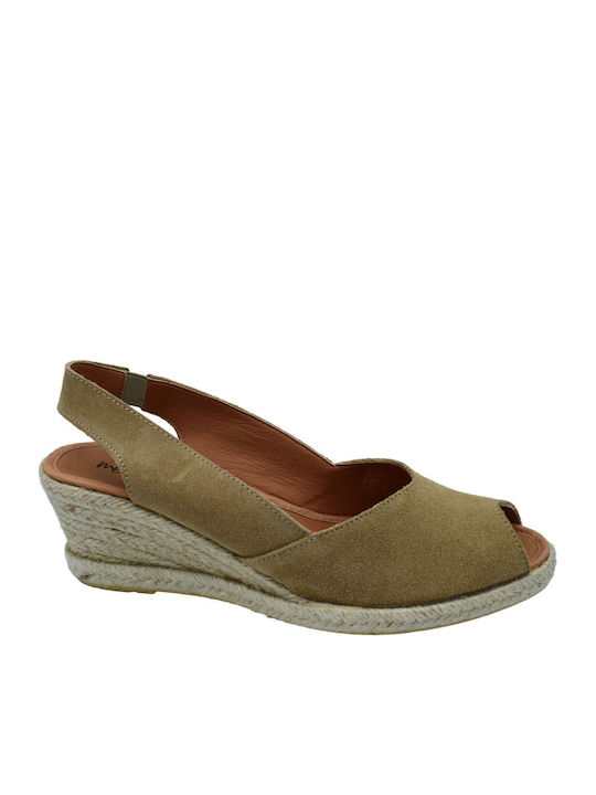Mediterranean Sommer Damenplattformen Im Stil Espadrilles Beiges
