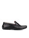 Leather Men's Loafers In Black Colour