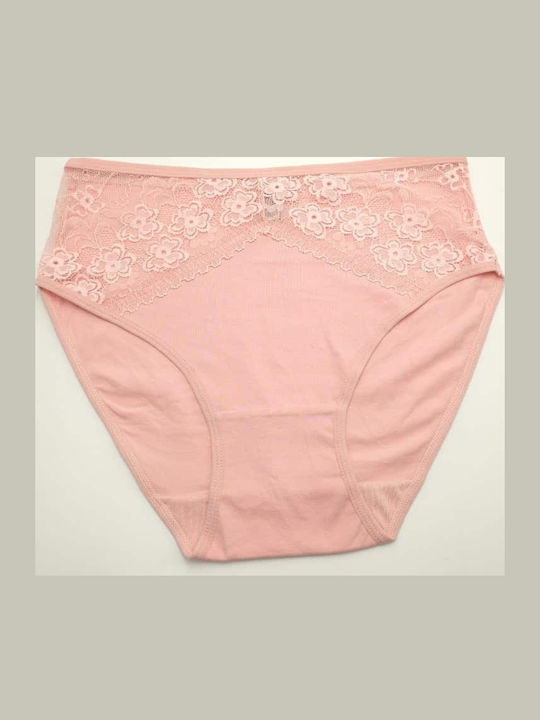 Hana Slip pentru femei cu dantelă roz