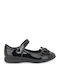 Kids Ballerinas with Hoop & Loop Closure Black