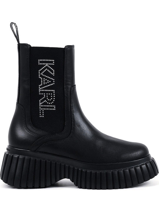 Karl Lagerfeld Μποτάκια Μαύρα