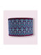 Geometric Shapes Dimensions Ceiling Light Fuchsia with E27 Socket 35x20cm