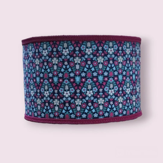 Geometric Shapes Dimensions Ceiling Light Fuchsia with E27 Socket 35x20cm