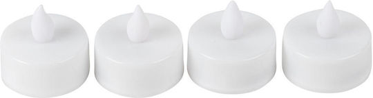 Beauty Home Decorative LED Table Lamp Warm White Tealight 4pcs 3.5x3.5cm Beauty Home Decorative LED Table Lamp Warm White Tealight 4pcs 3.5x3.5cm