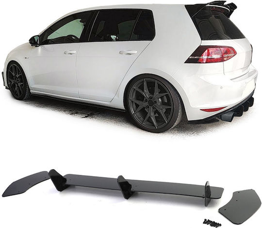 Rear Bumper Diffuser Mercedes-Benz C-Class W205 14-20 AMG 63 Look Standard Bumper Chrome Tips