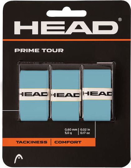 Prime Tour Regular 3x Blue Overgrip Tennis Head Code 3153084