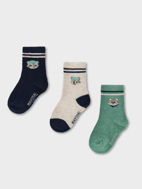Mayoral Kids' Socks Lime 3 Pairs