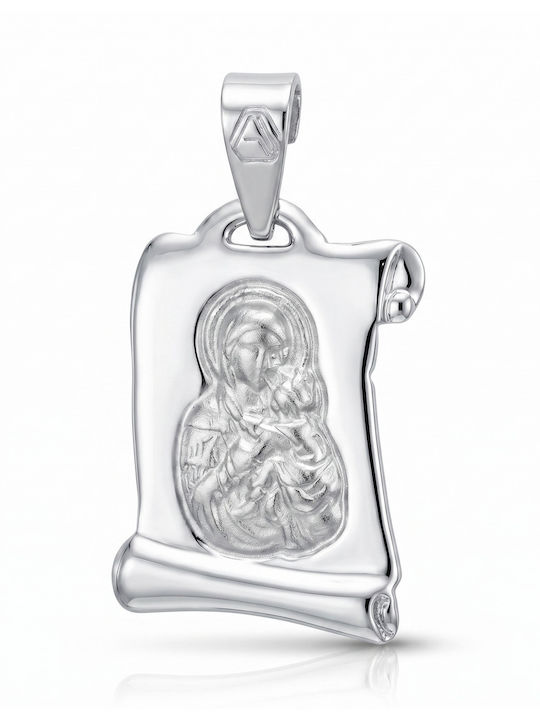 Kiriakos Gofas Pendant Kids Charm From 9K White Gold PA788