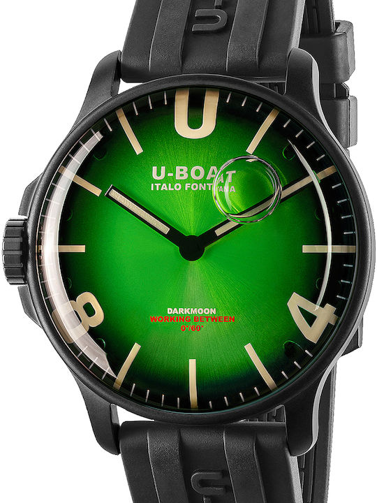 U-Boat Darkmoon Men's Watch 44mm Battery with B...