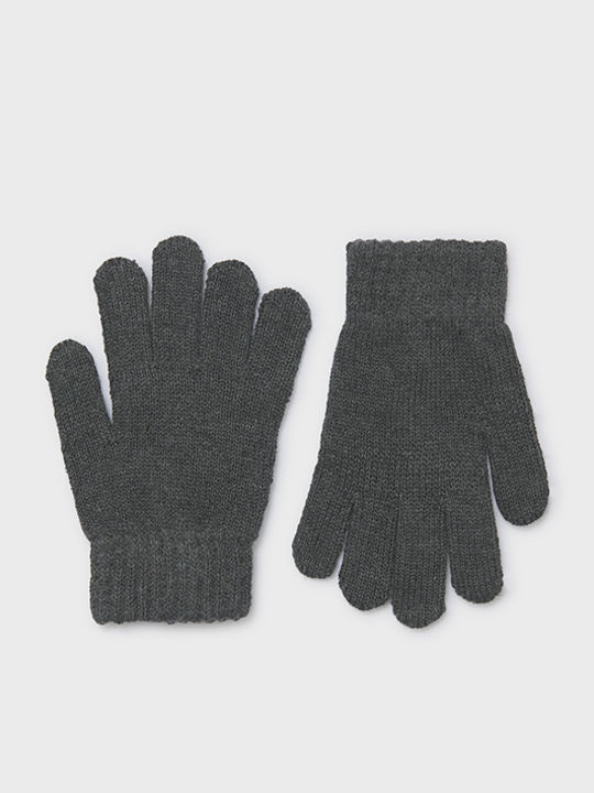 Kinderhandschuhe Gestrickt Grau