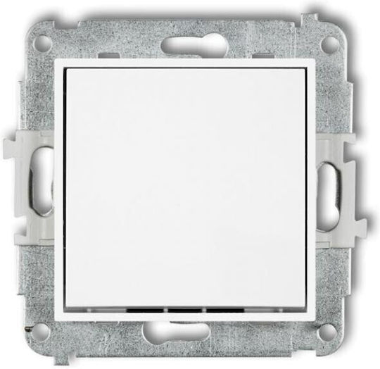 Icon Single-pole Connection Mechanism One Key Without Pictogram Matt White 25iwp-4.1