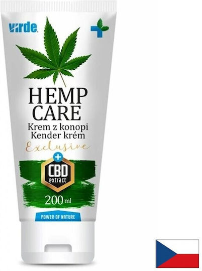 Virde Κρέμα Κάνναβης για Μασάζ με Γεύση Natural 200ml