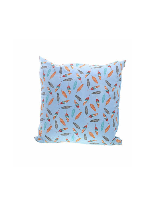 Kinder Wurfkissen Dekorative Kopfkissenbezug Indian Tipe Hellblau 45x45cm