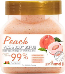 Scrub Προσώπου & Σώματος Ροδάκινο 500g
