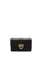 Love One Classic Leather Women's Shoulder Bag Black