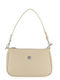 Leather Women's Shoulder Bag Beige
