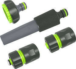 Подредба От 4 Части Спрей Накрайник + Свързващи Елементи 1/2” Str Stalco Garden