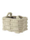 Decoris Decorative Basket Plastic Brown 20x30x18cm