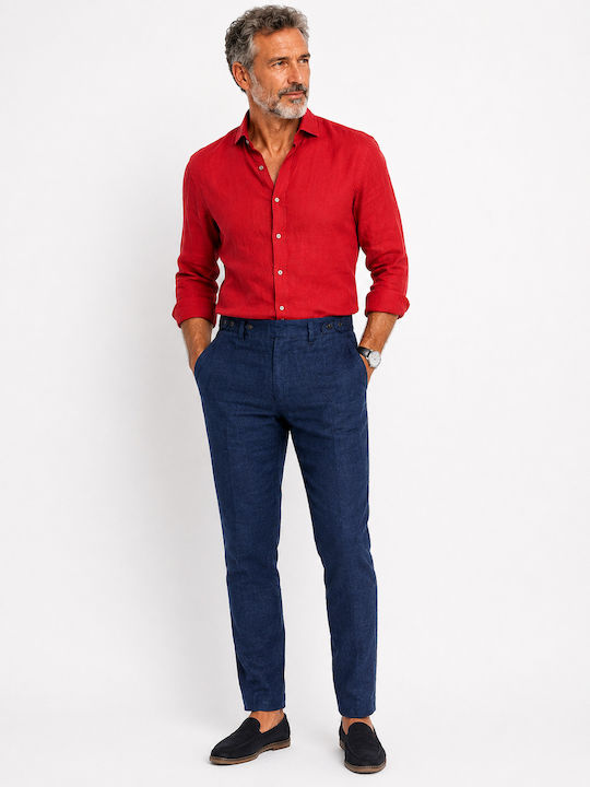 Παντελόνι Slim Fit Μπλέ