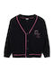 Kinder-Strickjacke Blau