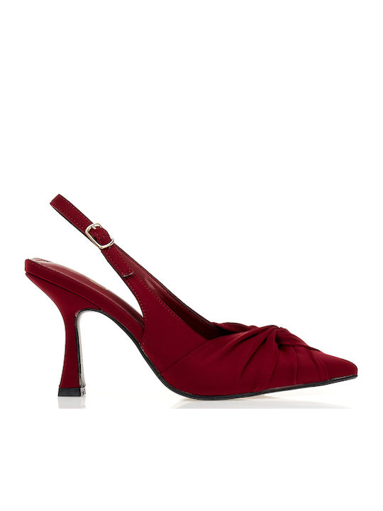 Tsoukalas Burgundische Pumps mit Hochem Absatz