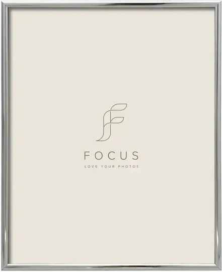Focus Silver Wall Photo Frame With Silver Frame