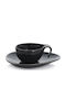 Duka Φλιτζάνι Espresso από Πορσελάνη Μαύρο 60ml
