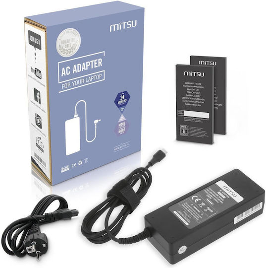Mitsu USB-C Φορτιστής Laptop 100W
