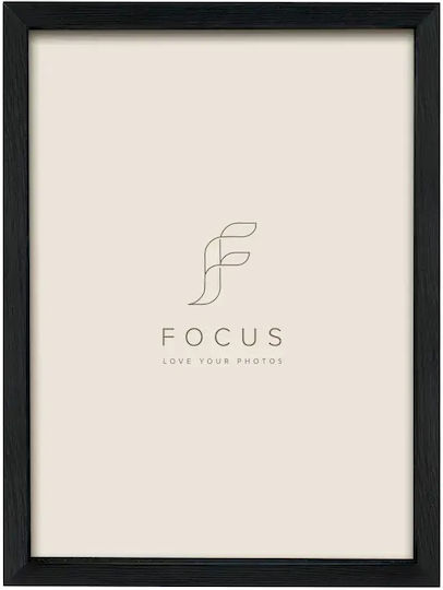 Focus Wall-Mounted Photo Frame With Black Plastic Frame 20x25 Focus Wall-Mounted Photo Frame With Black Plastic Frame 20x25