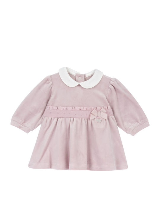 Girls Long Sleeve Dress Pink 102693-015-6-9M