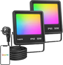 Lepro WiFi LED прожектор 50W Водоустойчив Lepro WiFi LED прожектор 50W Водоустойчив