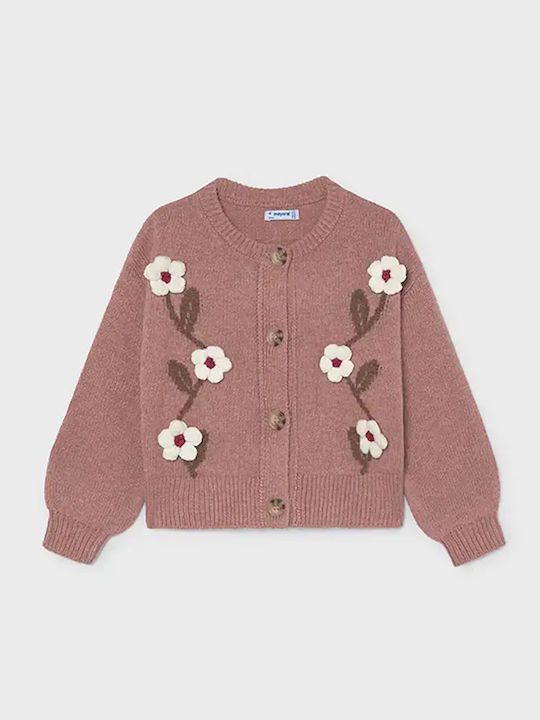 Mayoral Kinder-Strickjacke Gestrickt Rosa