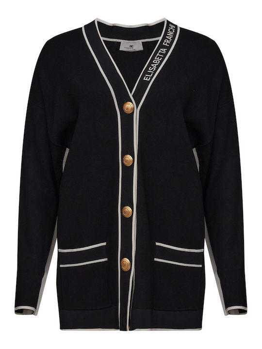 Elisabetta Franchi Women's Knitted Cardigan Black