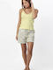 Admas Summer Cotton Babydoll Yellow