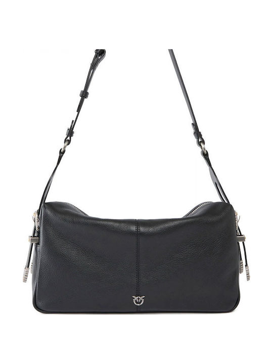 Pinko Leather Women's Shoulder Bag Black