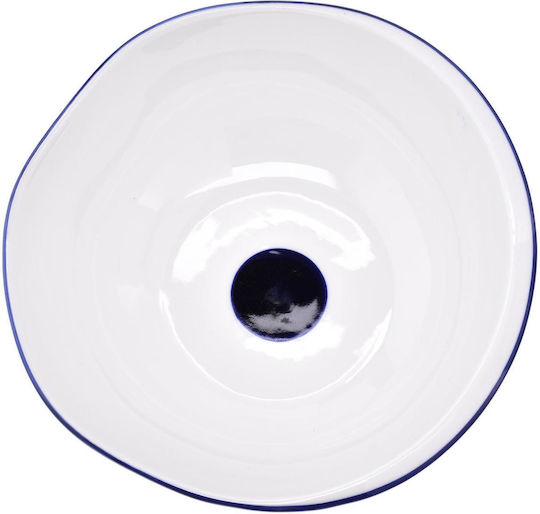 Duka Salatschüssel aus Porzellan Weiß