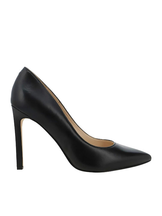Tatiana Leder Pumps mit Hohem Absatz Schwarz
