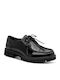 Lackleder Damen Mokassins in Schwarz Farbe