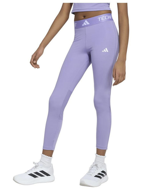 Παιδικό Κολάν Αθλητικό Cropped Μωβ Leggings