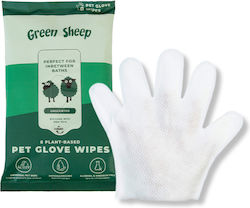 Green Sheep 8 Glove Wipes 100% Bamboo Fibre Unscented